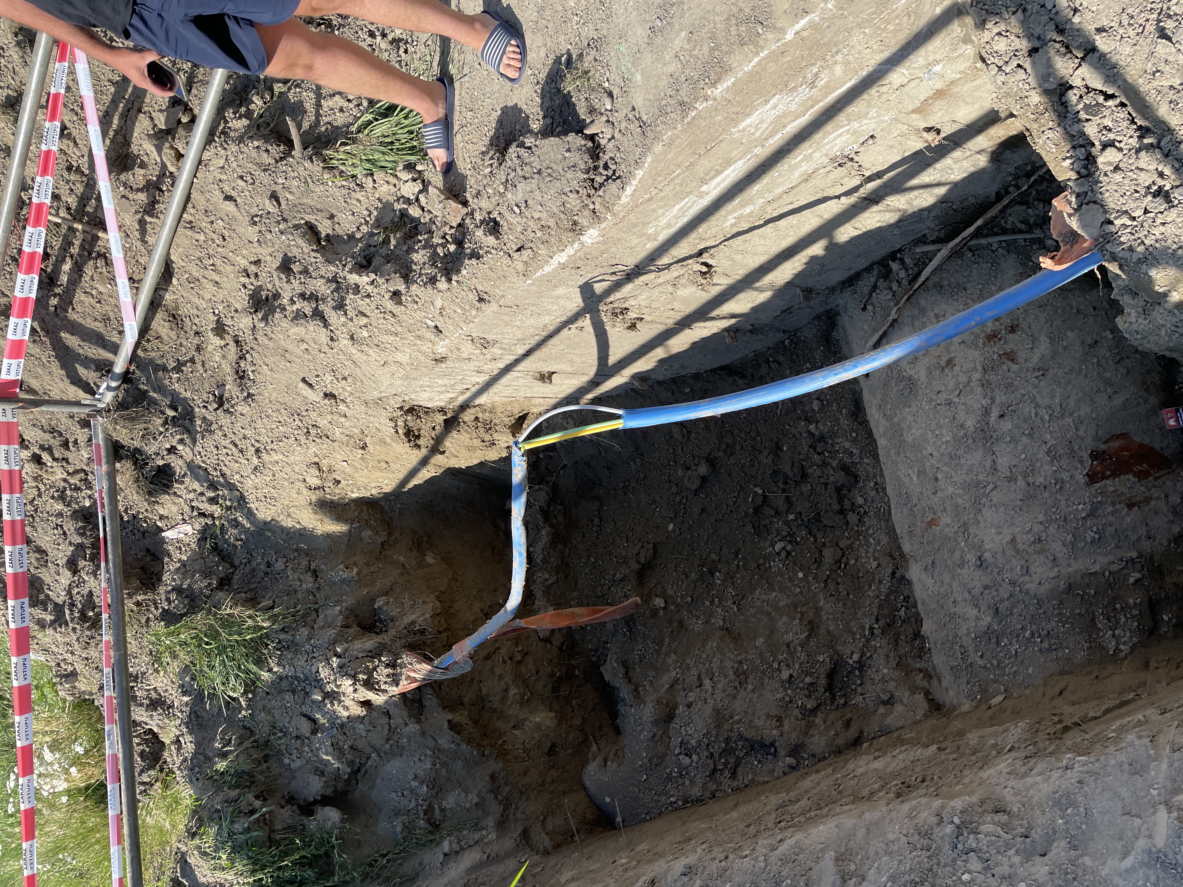 Porucha HDPE rúry